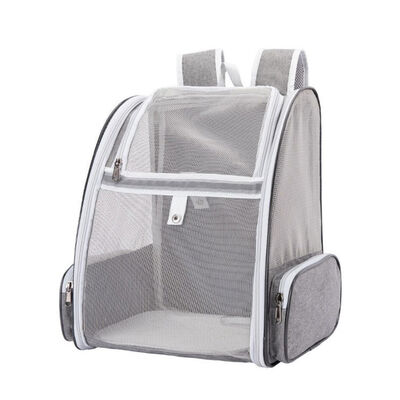 Cat Backpack Carrier Foldable Large Space Foldable Large Space Transparent Breathable Pet Bag