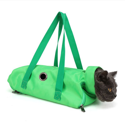 Pet Purse Carrier Foldable Restraint Bag Helper for Nail Trimming Teeth Cleaning Ears Injecting