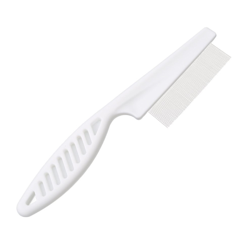 Stainless Pin Pet Flea Comb Dog Cat Grooming Brush For Head Lice Detection