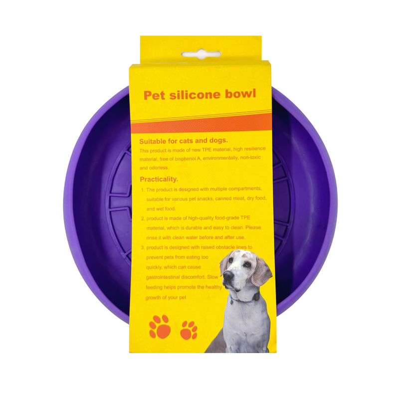 Calming Easy To Clean Silicone Lick Bowl For Dogs Cats Slow Feeding