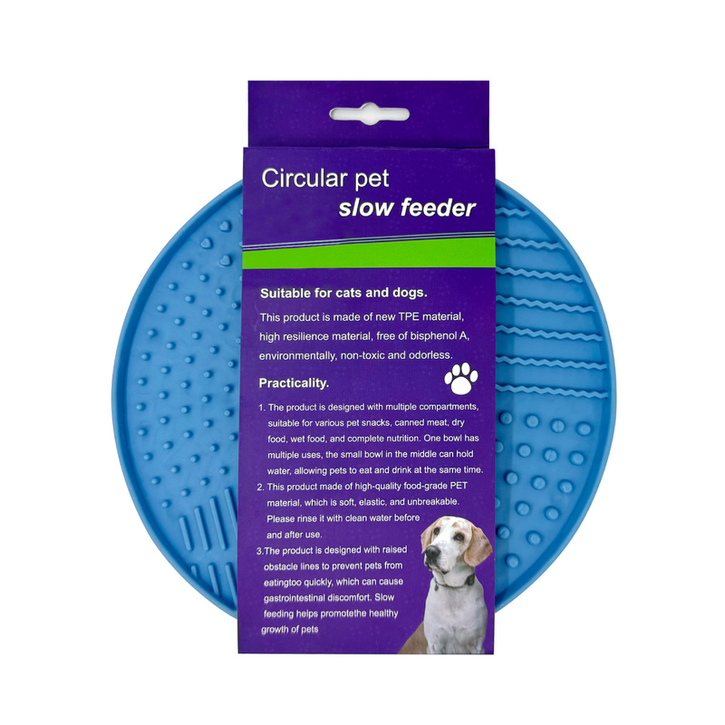 Non Toxic Collapsible Pet Lick Mat With Suction Base Dishwasher Friendly Design