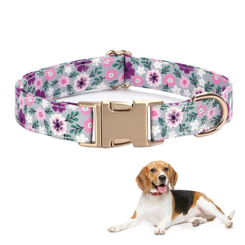 Dog Collar Durable Metal Buckle Adjustable Soft Collar For Small Medium Large Dogs