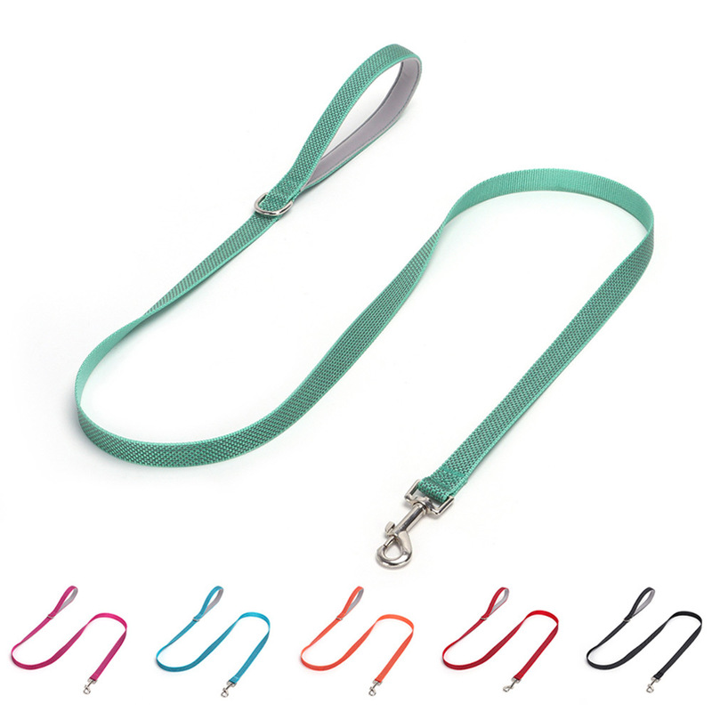Pet Nylon Leash Reflective Durable Comfortable Grip Walking Perfect For Dogs