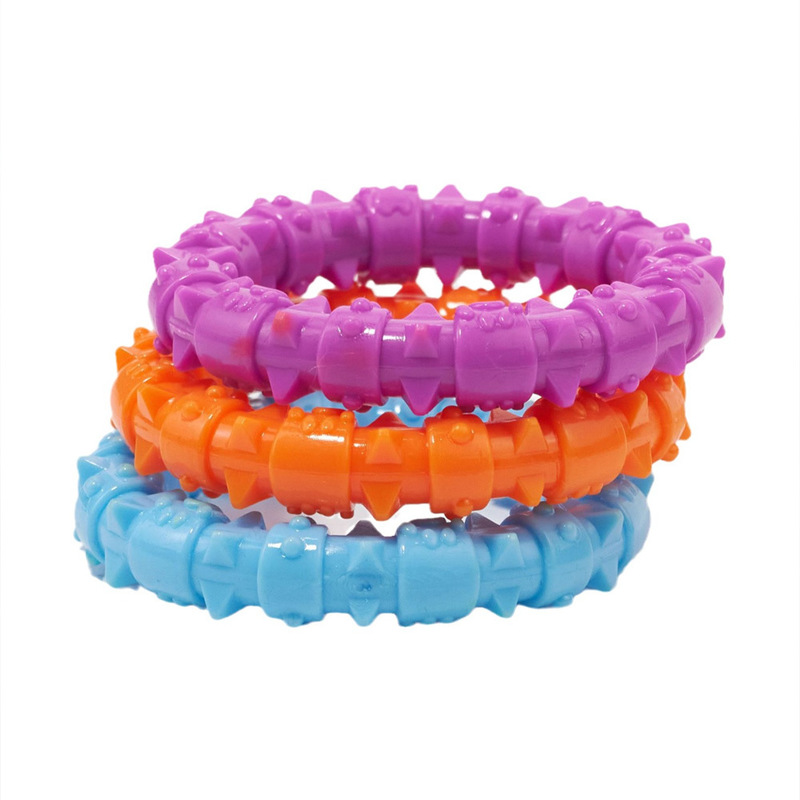 Pet Chew Toy TPR Material Durable Non-Toxic Effective Teeth Cleaning For Dogs