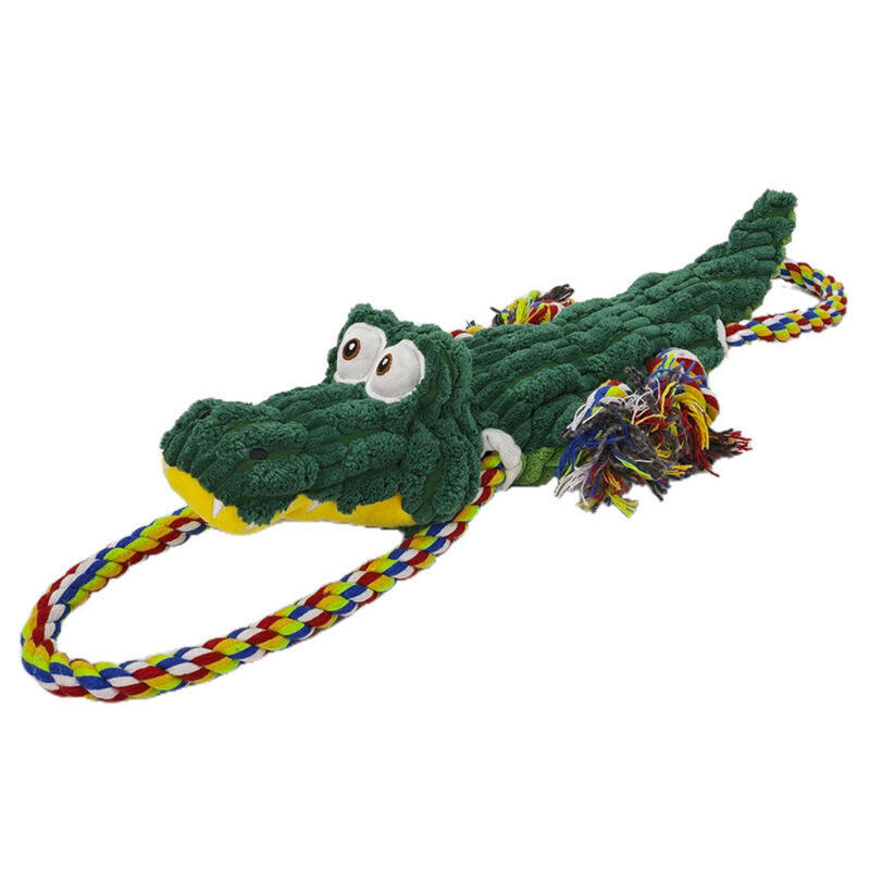 Plush Crocodile Dog Toy Soft Durable Chew Toy For Dogs Interactive Playtime Companion