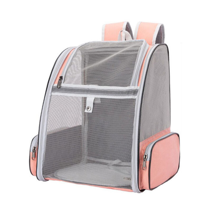 Cat Backpack Carrier Foldable Large Space Foldable Large Space Transparent Breathable Pet Bag