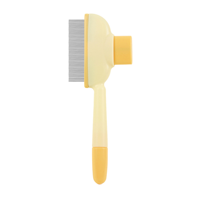 Pet Hair Removal Comb Flea Comb Self-cleaning With Release Button Easy Grooming For Cats Dogs.