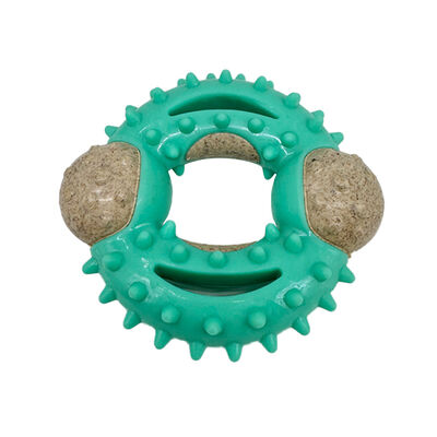 Juguete masticable de nailon para mascotas, no tóxico, resistente a las mordeduras, juguete interactivo para limpieza de dientes para perros